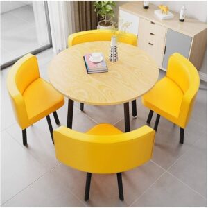 fiber glass cafe chair pakistan, modern cafe chair faisalabad, yellow upholstered dining chair, fiber glass furniture pakistan, cafe chairs wholesale lahore, lifestyle furniture karachi, restaurant seating