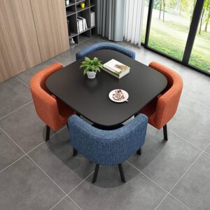 Cafe Chairs Pakistan, Fiber Glass Furniture Faisalabad, Modern Cafe Seating, Orange Upholstered Chair, Blue Upholstered Chair, Restaurant Chairs Pakistan, Coffee Shop Furniture, Lifestyle Furniture Faisalabad, Durable Fiber Glass Chairs, Shaheen Fiber Glass Products