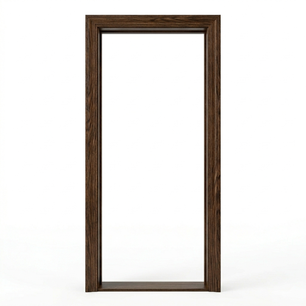 luxury-wood-grain-fiber-glass-chowkat Premium walnut wood grain finish fiber glass door frame chowkat
