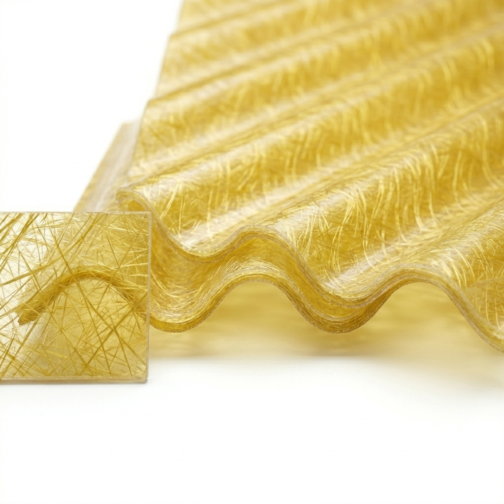 Yellow FRP Sheet Overlap Installation How to overlap fiberglass corrugated sheets for waterproof roofing