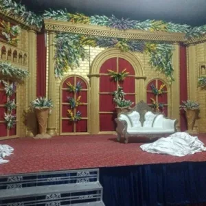 Fiberglass stage props price in Pakistan, Wedding stage backdrop Pakistan, Shaheen Fiber Glass Faisalabad, Fiberglass Roman stage design, Wedding stage pillars price Pakistan, Marquee stage