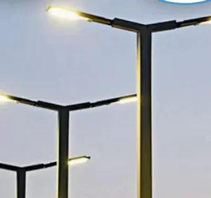 fiber glass street light poles Pakistan, Faisalabad street light poles, Shaheen Fiber Glass poles, electrical telecom poles Pakistan, modern Y-shaped street lights, LED compatible street poles,