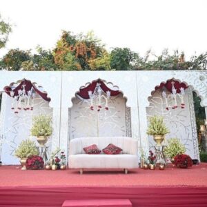 wedding stage props price in pakistan, fiber glass stage backscreen, shaheen fiber glass faisalabad, mughal arch wedding stage, pakistani wedding stage decoration props, stage backscreen panels